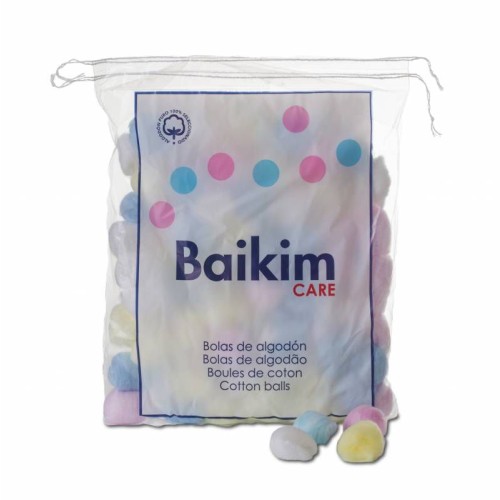 BAIKIM ALGODON BOLAS COLORES 65 GRMS C/100 APOSITOS Y ALGODON